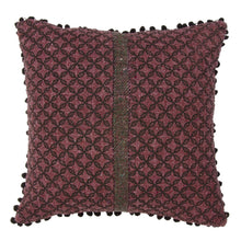 Load image into Gallery viewer, Khadi Cushion Cover - Purple