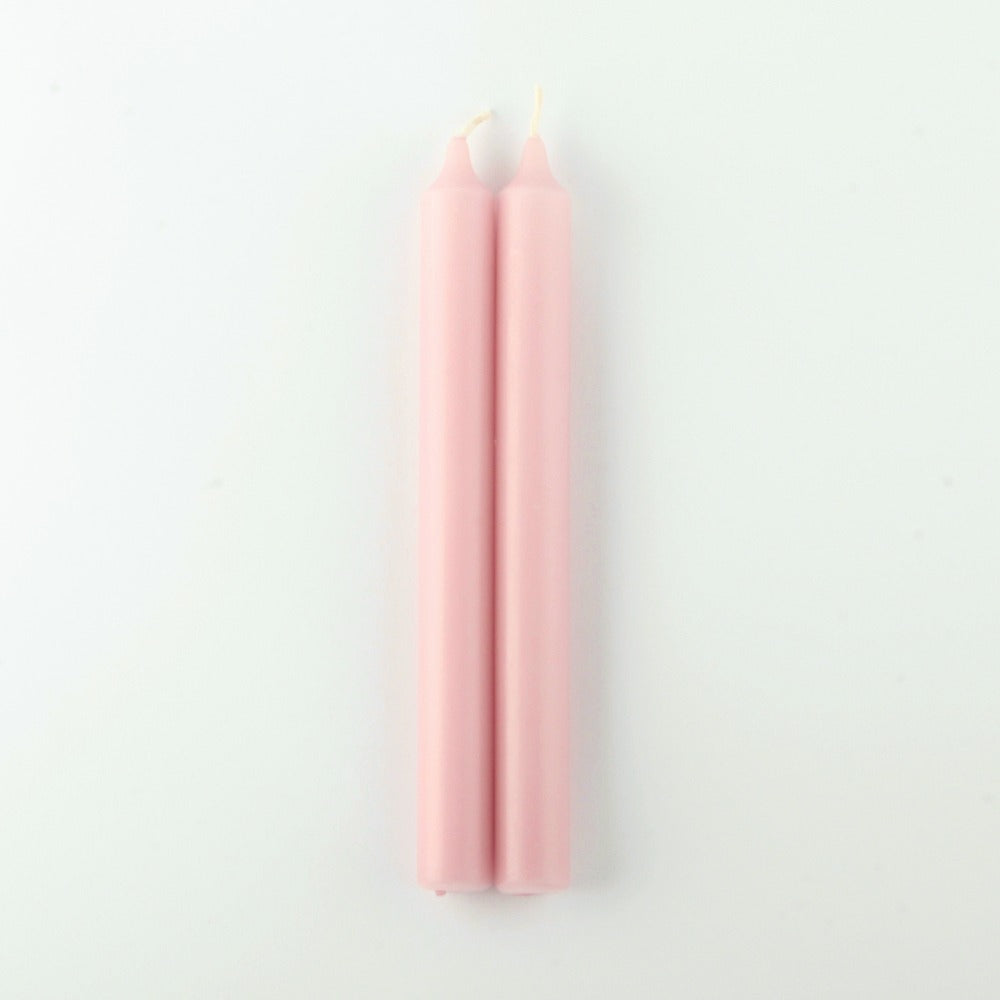 Pale Pink Dinner Candles