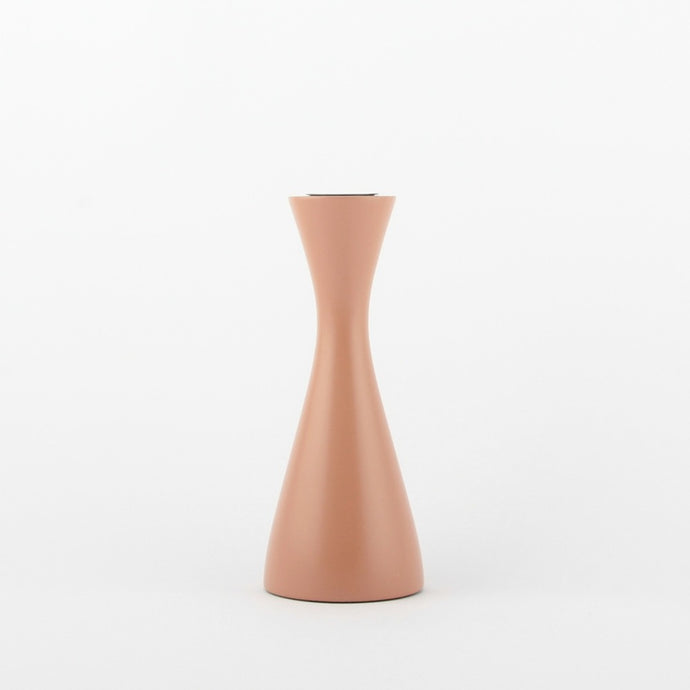 Short Wooden Candlestick