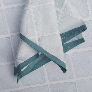 Blockprint Tablecloth - Sea Green
